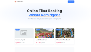 Jasa Pembuatan Website Booking Tiket